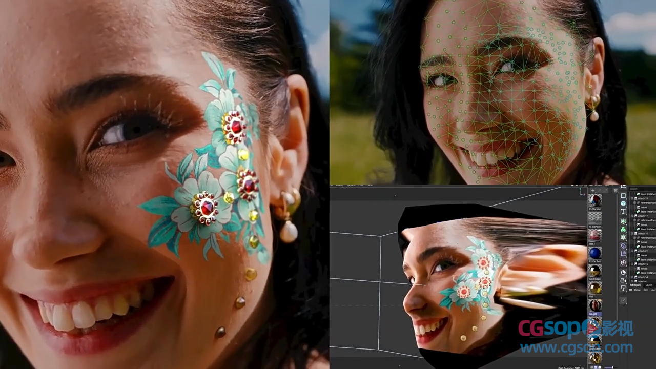 AE插件-物体表面跟踪特效合成高级工具