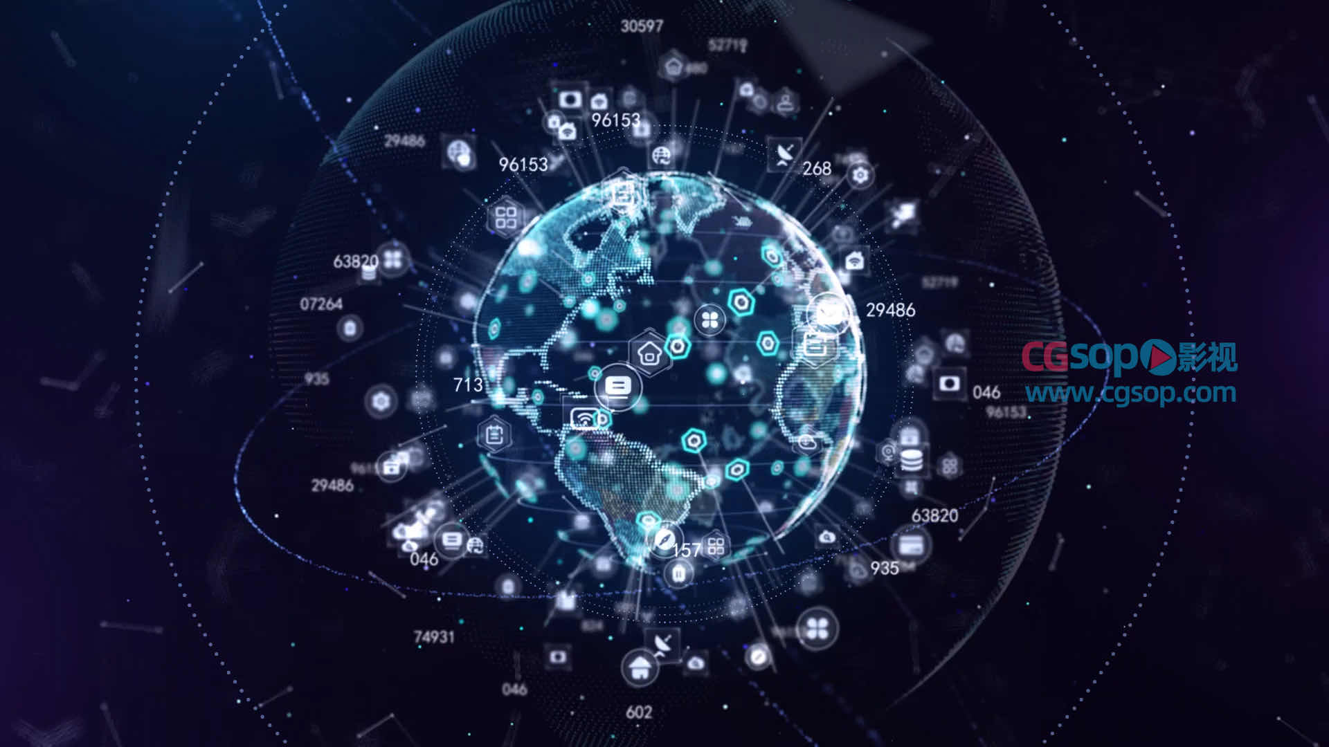 科技企业架构信息分布展示