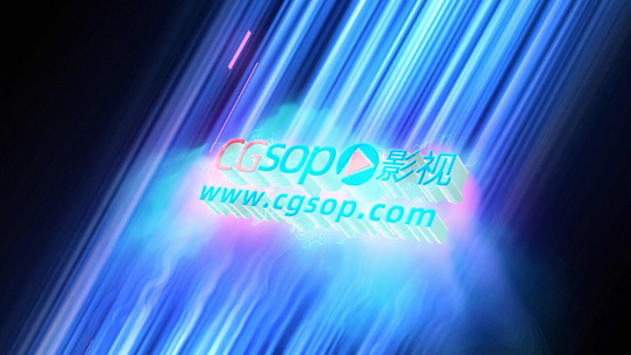 logo速度感片头AE模板