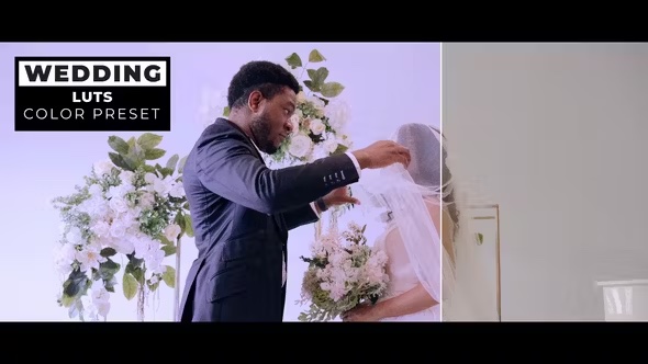 12个清新素雅婚礼LUT视频调色预设 cube文件