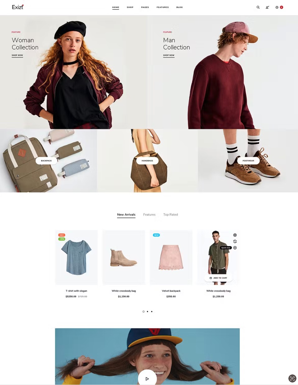 精彩时尚HTML模板