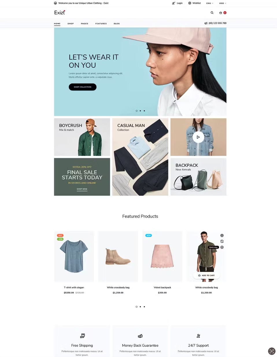 精彩时尚HTML模板