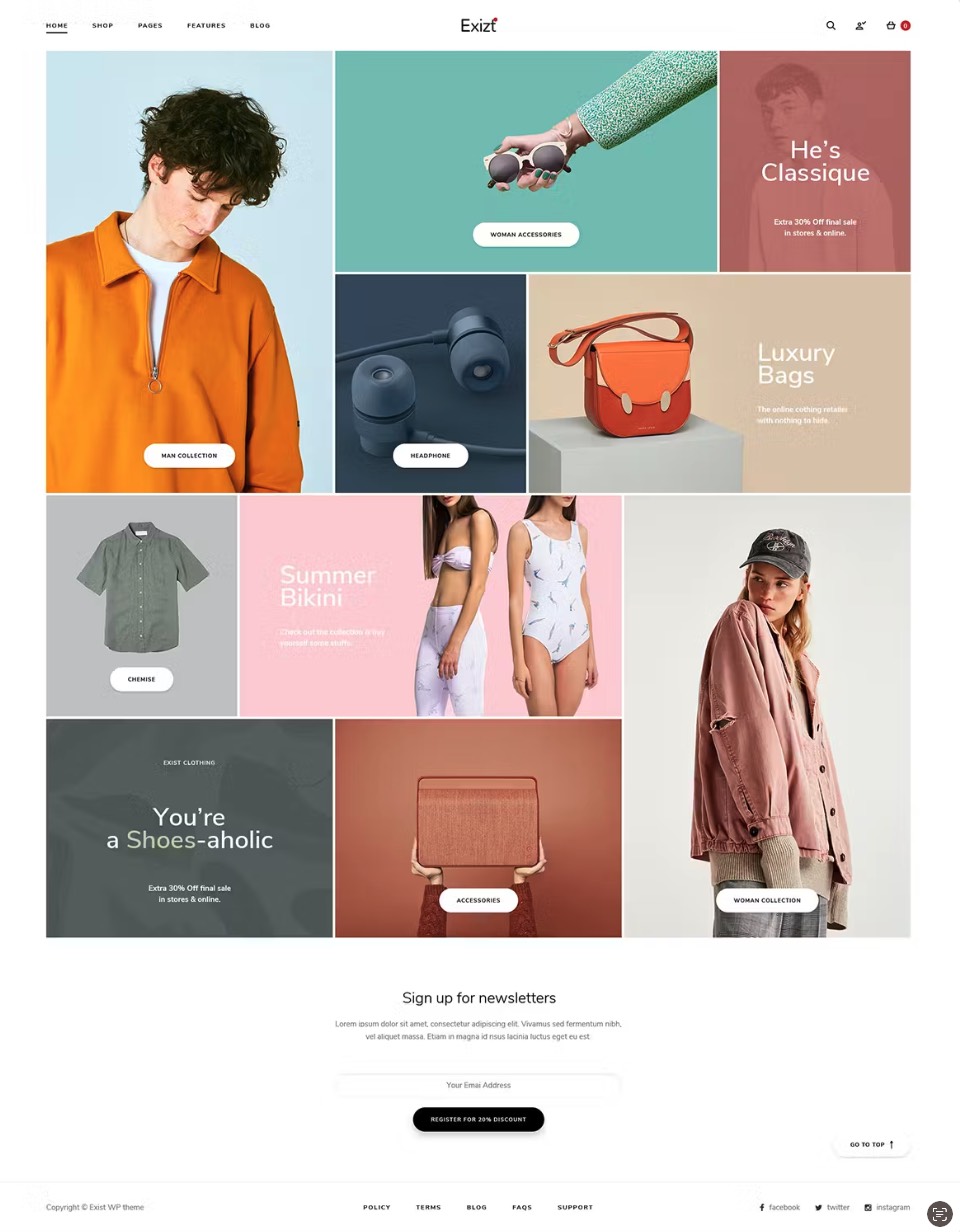 精彩时尚HTML模板