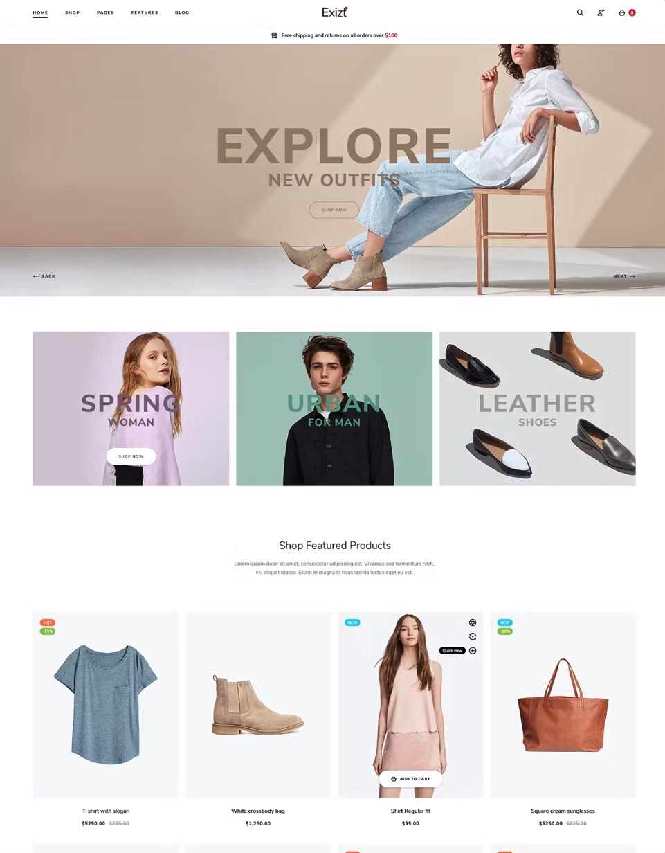 精彩时尚HTML模板