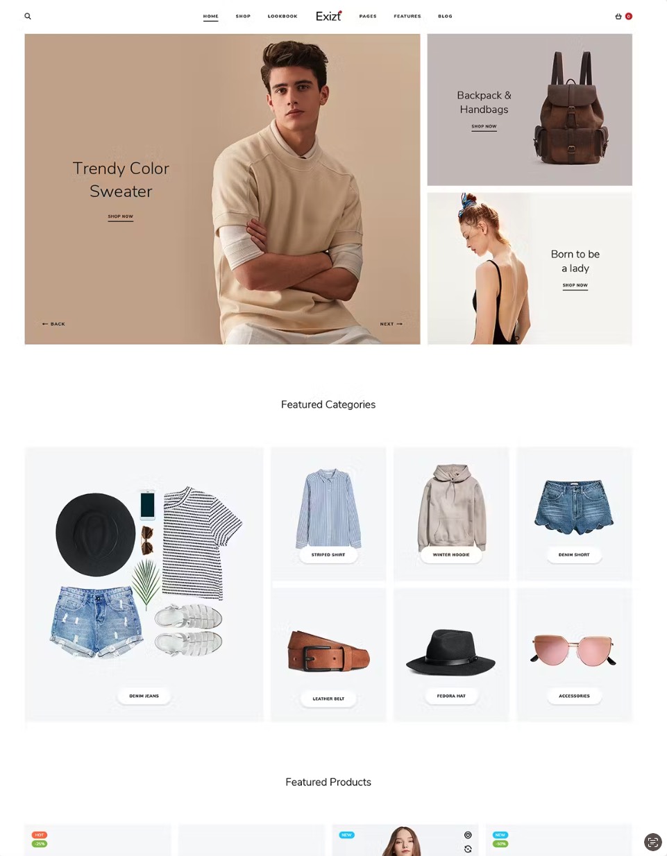 精彩时尚HTML模板