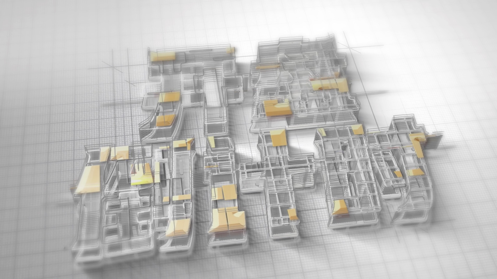 房地产绘图logo动画AE模板