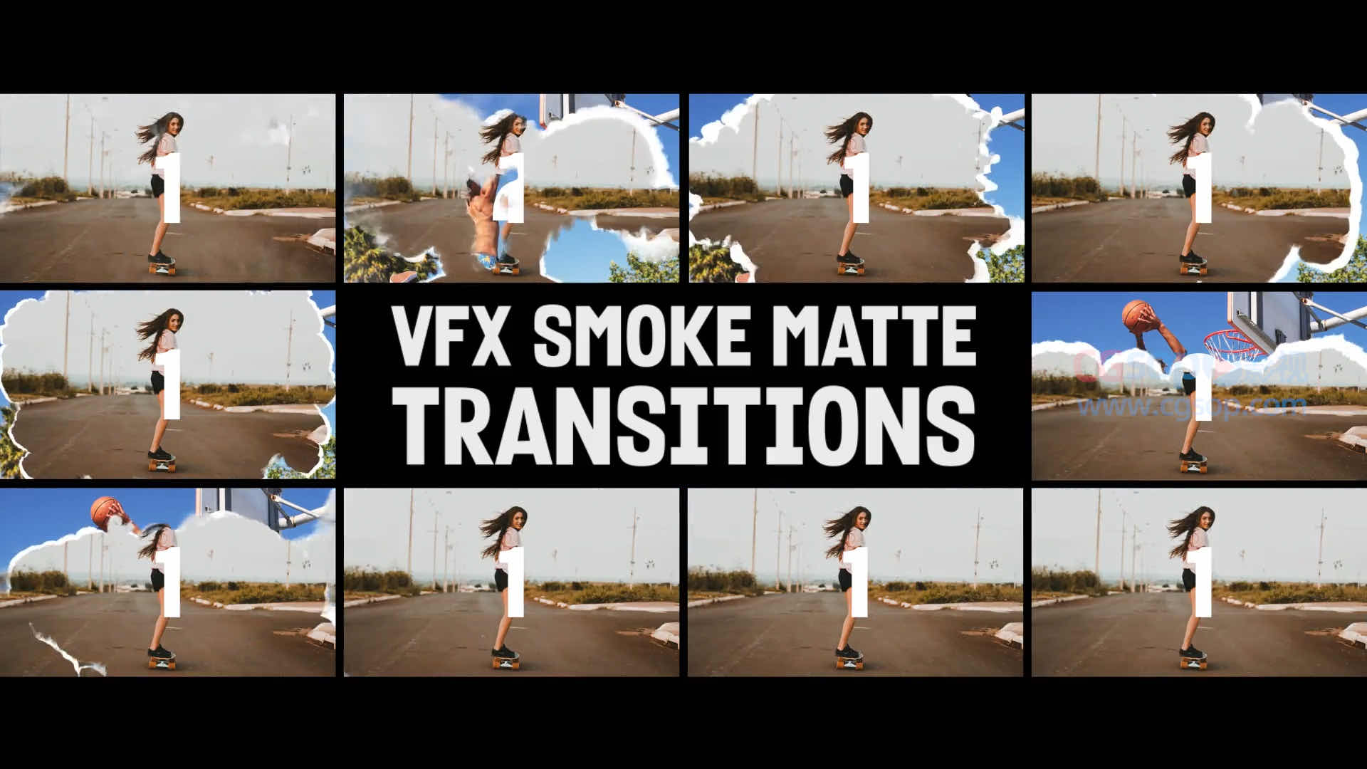 VFX烟雾哑光过渡后的效果