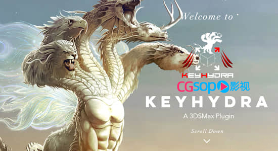 3DS MAX插件-多功能小工具集合包 KeyHydra 2.008