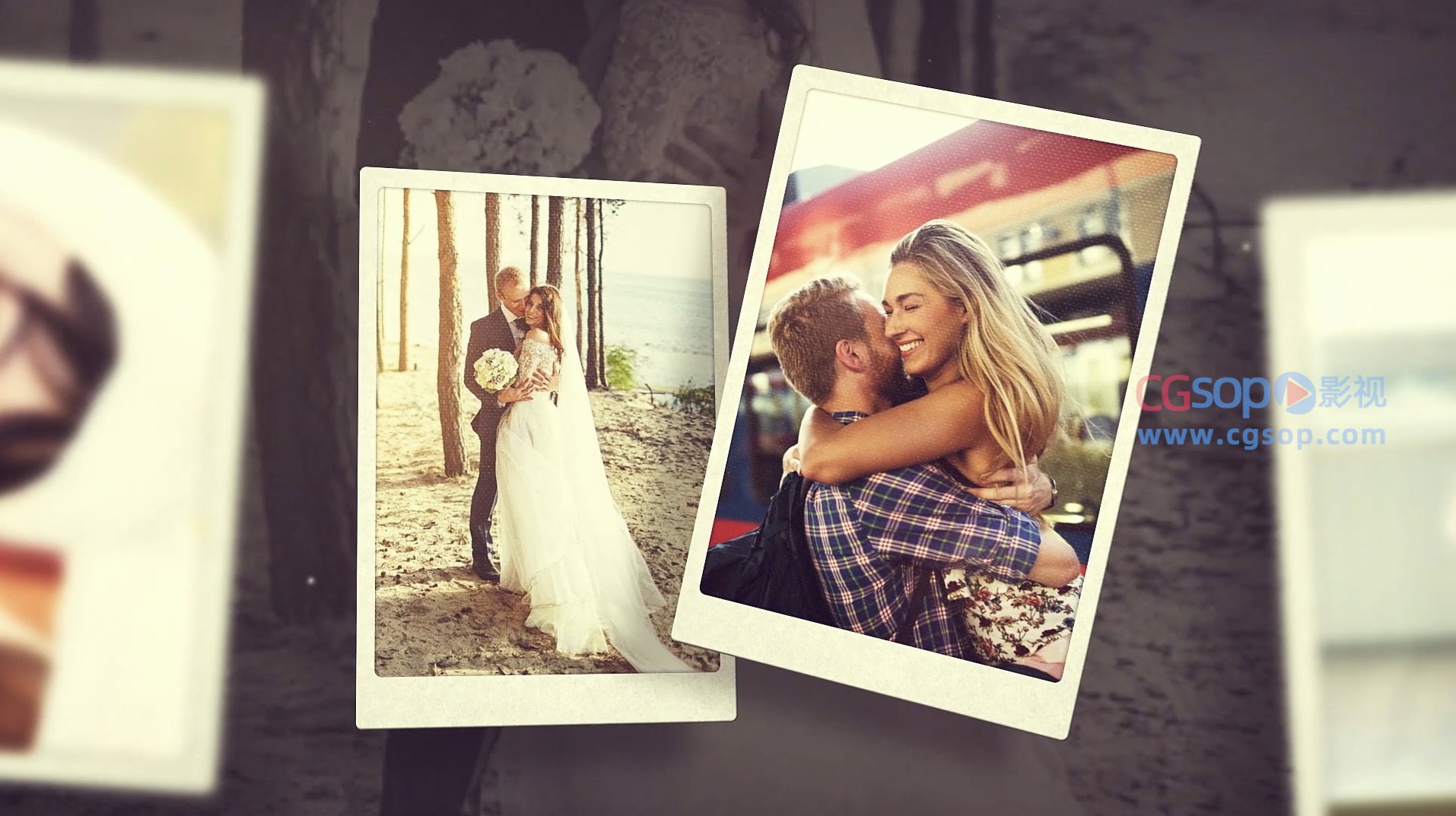 温馨回忆照片视频相册AE模板