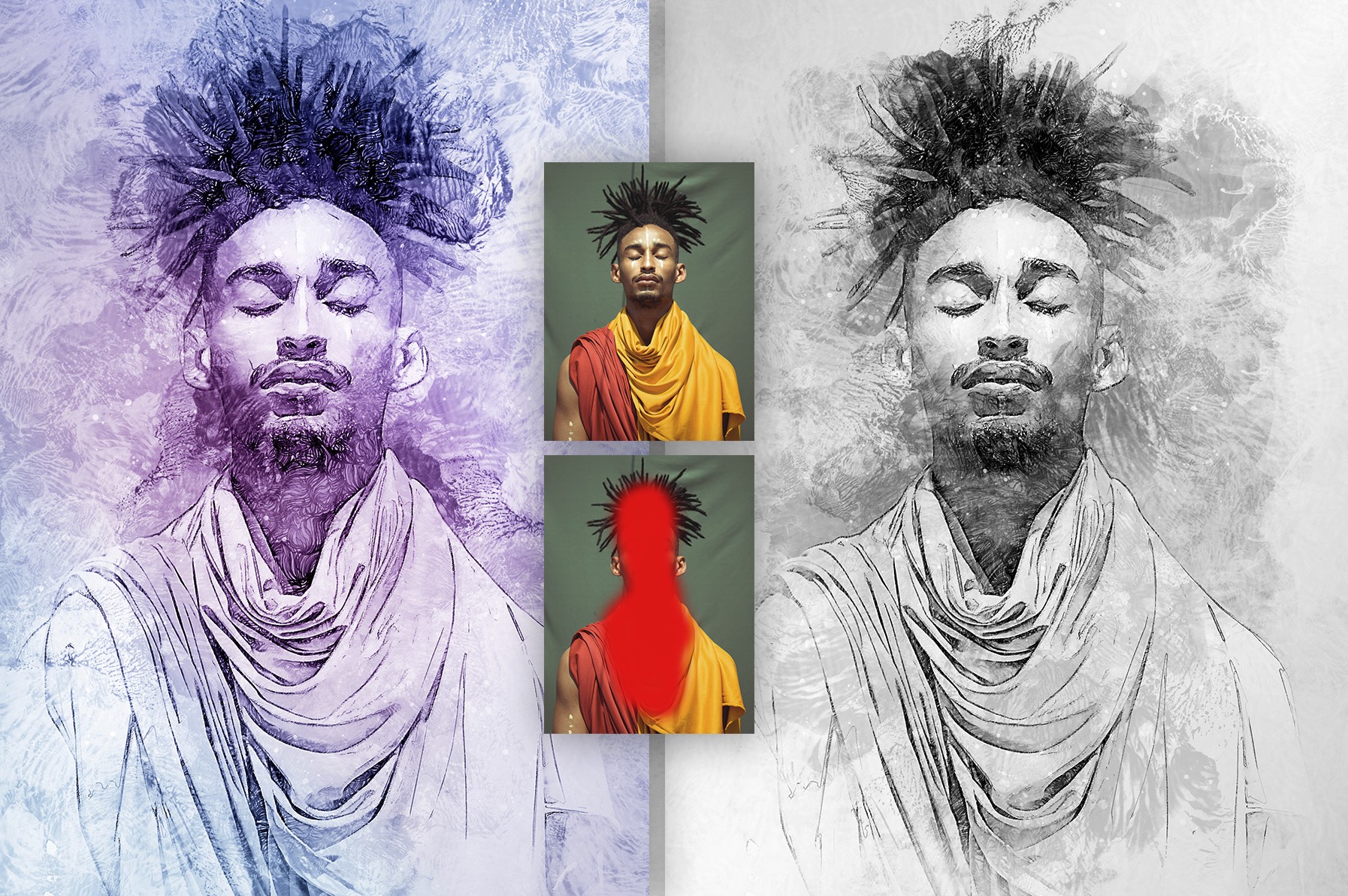 平面艺术Photoshop Action