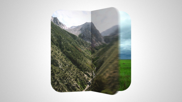 图片折叠旋转动画logo演绎