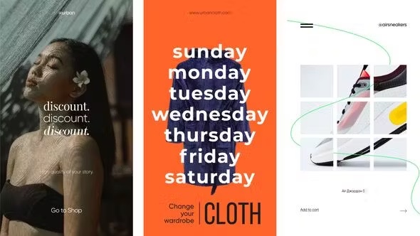 富有创意的竖屏图形动画