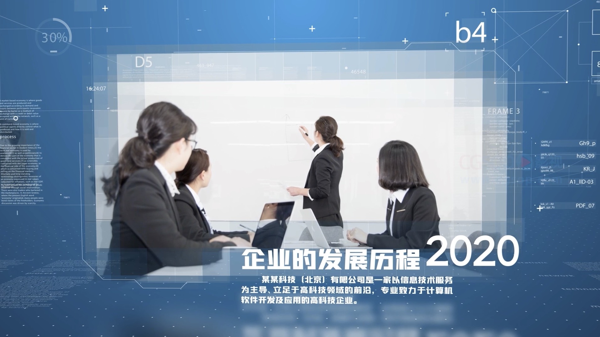 科技企业图文展示