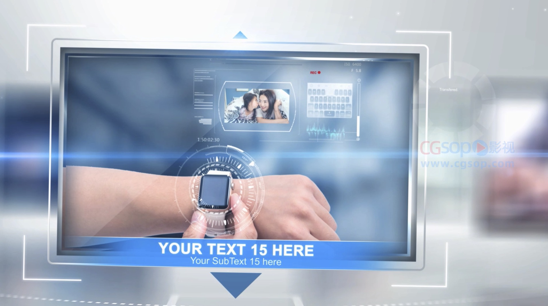 简洁大气企业现代图文视频展示AE模板