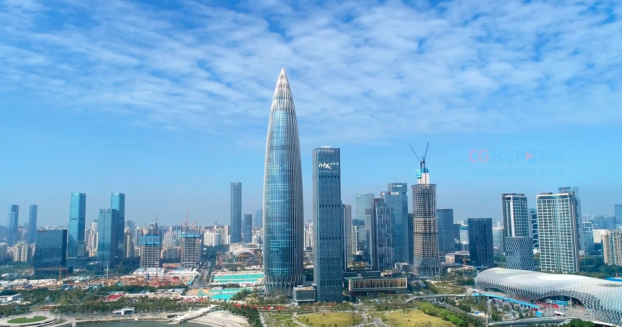 深圳人才公园航拍