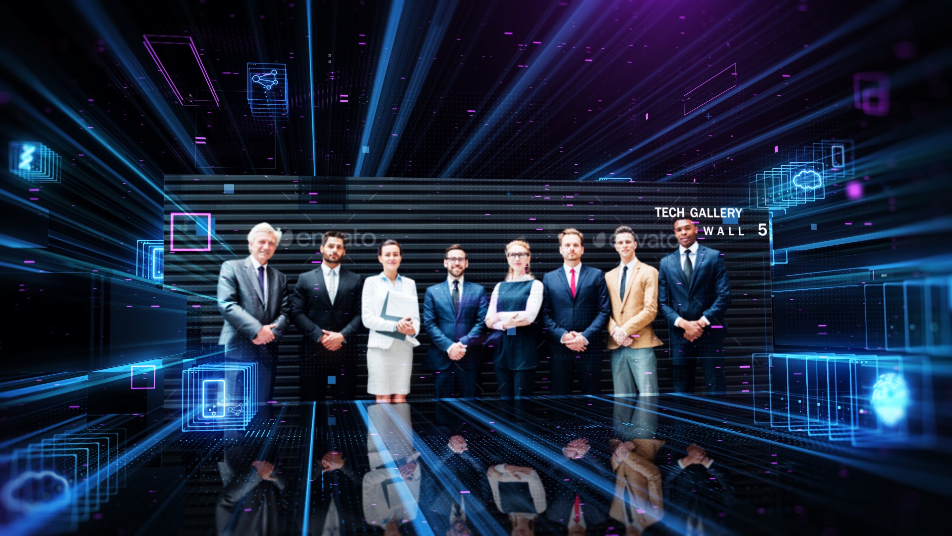 高科技数字光效空间