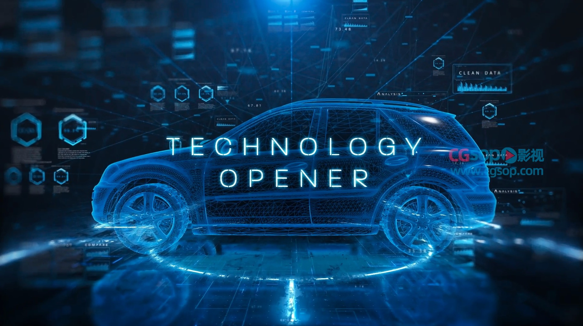 高科技全息科幻空间