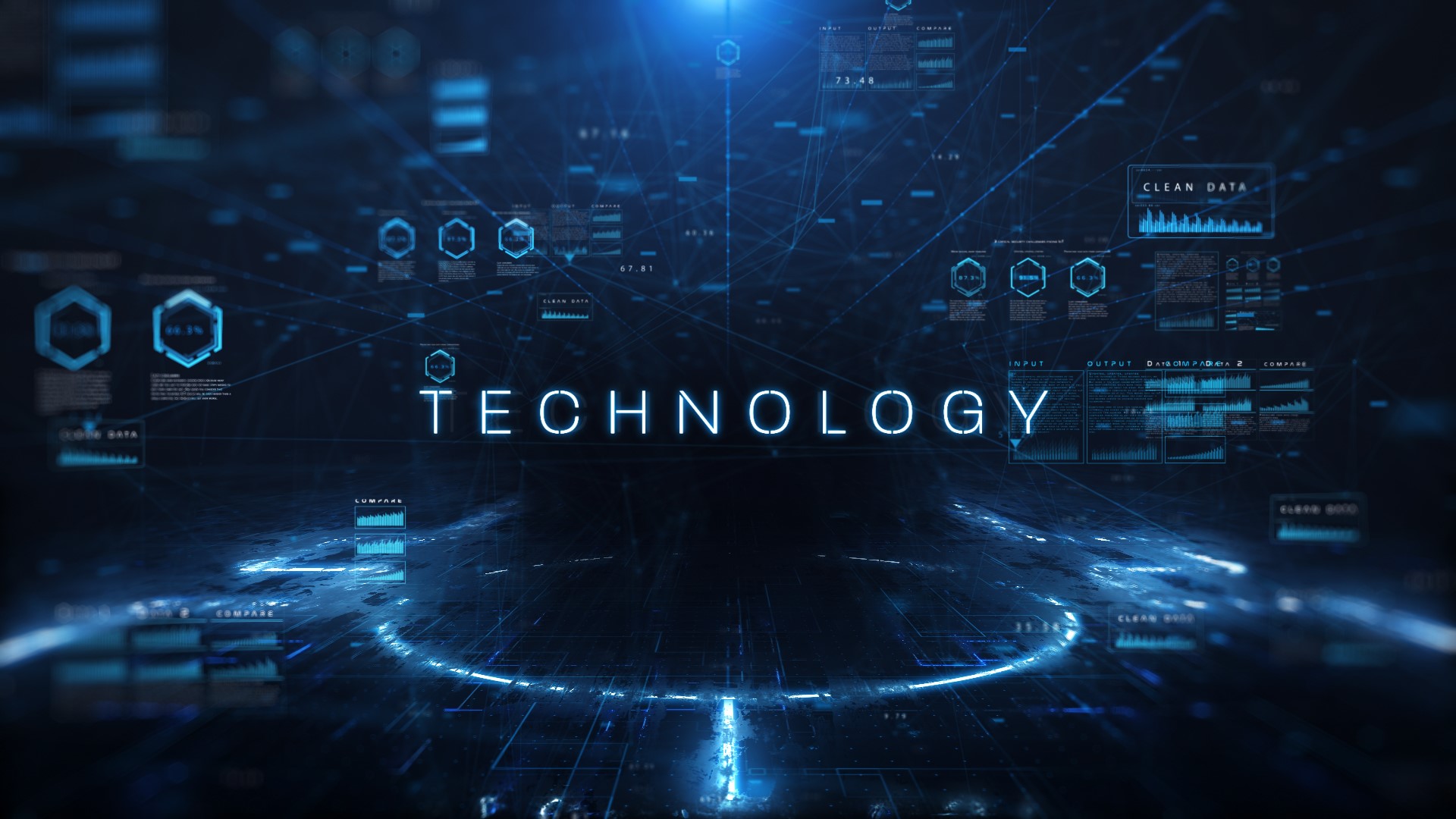 高科技全息科幻空间