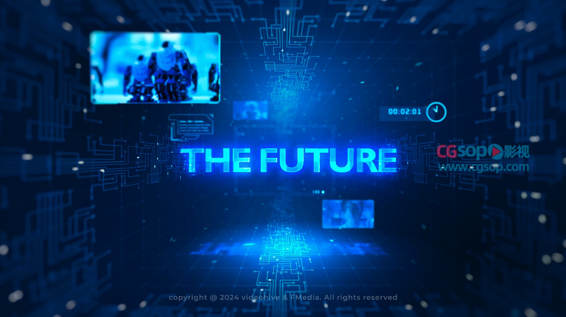 高新科技主题的宣传片