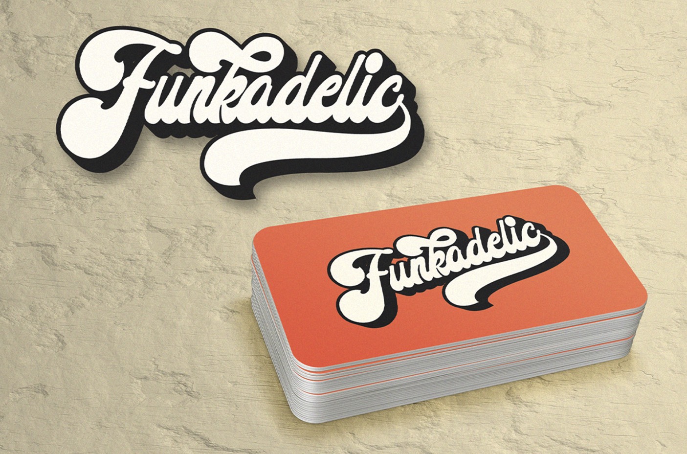 中途岛-复古字体