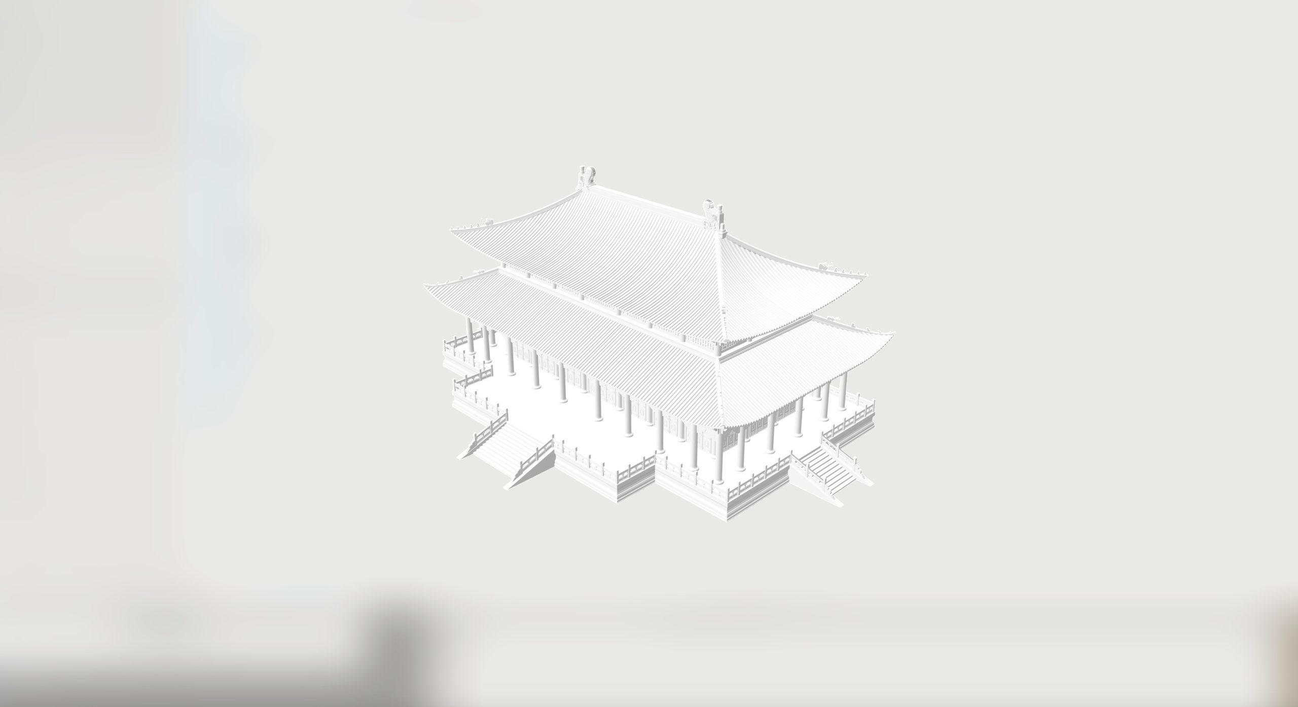 游戏古建筑_古代建筑-OBJ