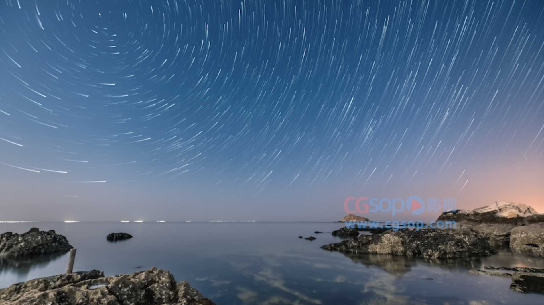 【4K】烟台养马岛星轨延时摄影