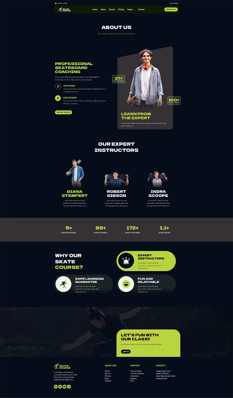 干净的设计滑板销售官网展示