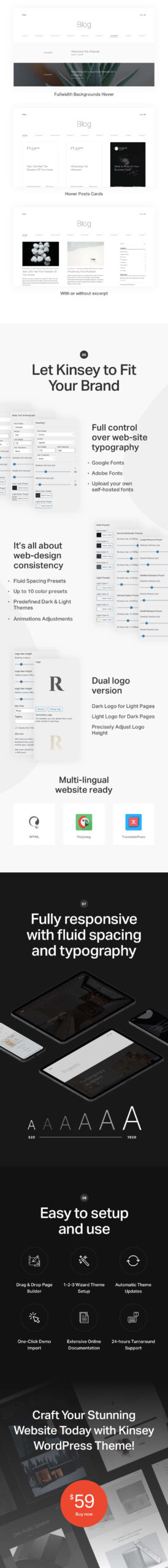 Kinsey - AJAX Agency wordpress主题
