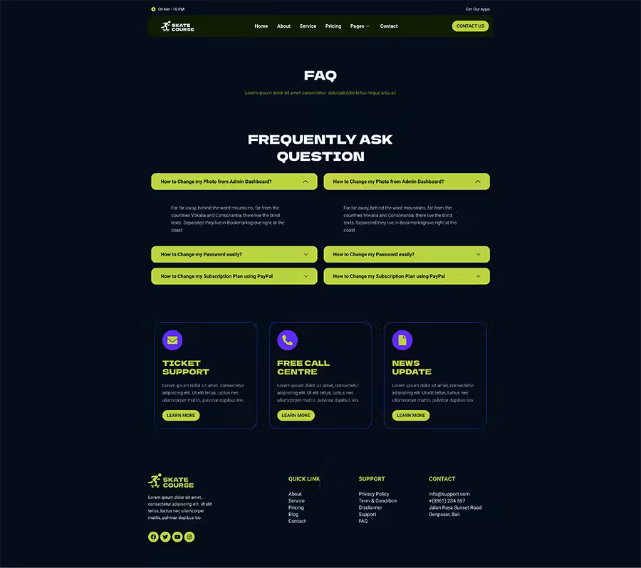 干净的设计滑板销售官网展示