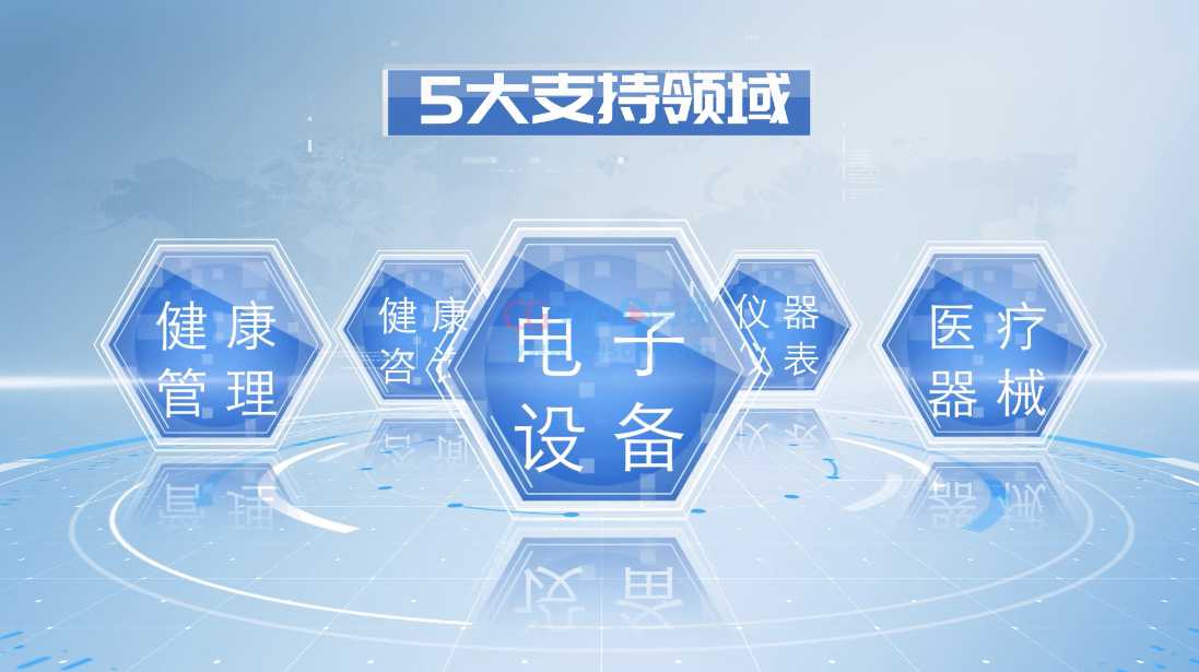 简洁科技信息分类数据图表图形AE模板