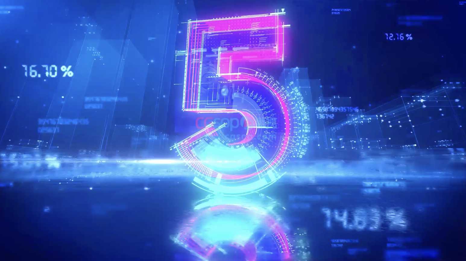 震撼大气年会倒计时AE模板