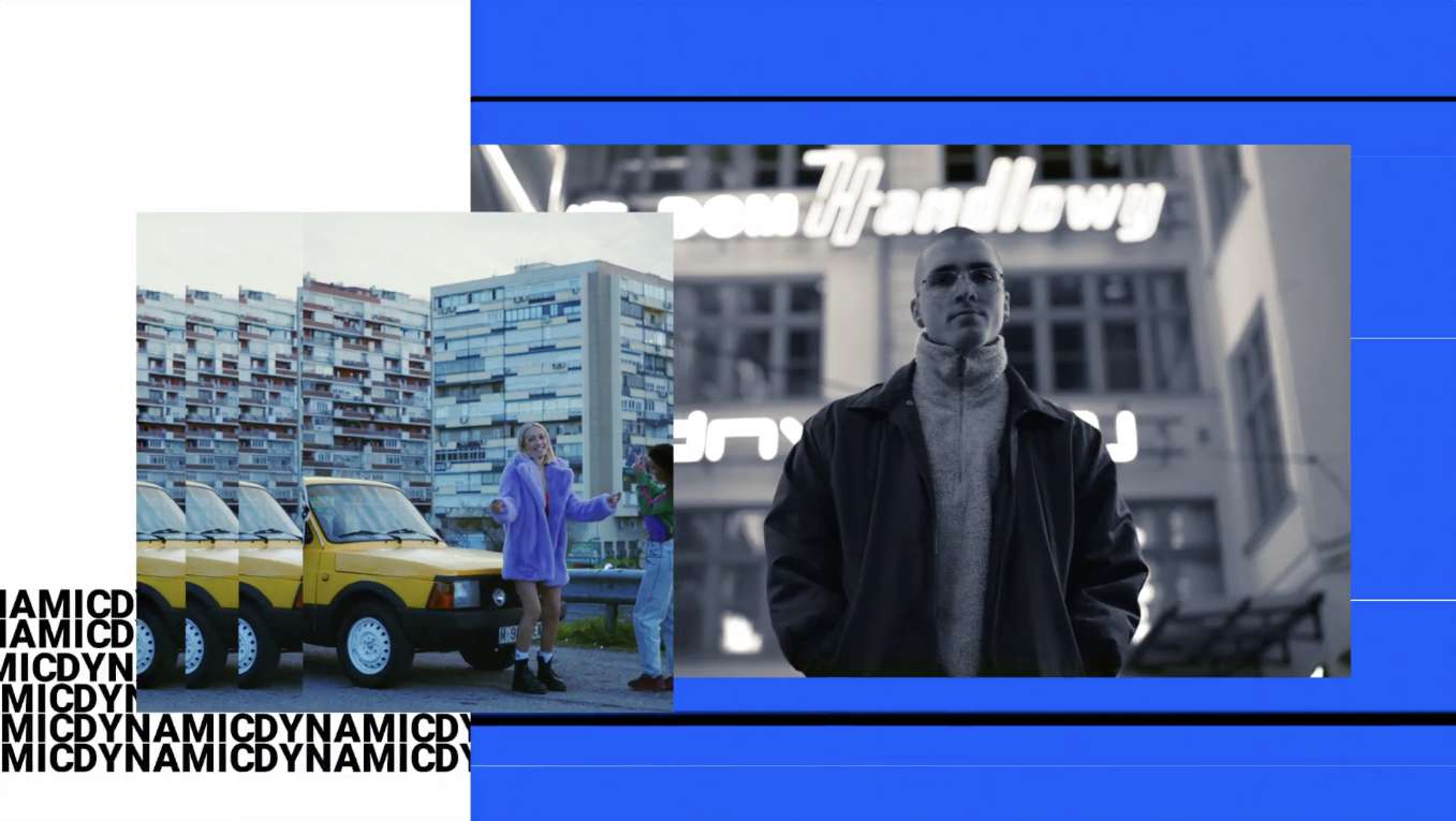 粗野主义图文排版开场