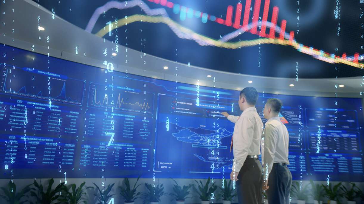 金融商业商务股票股市银行商务握手科技财富