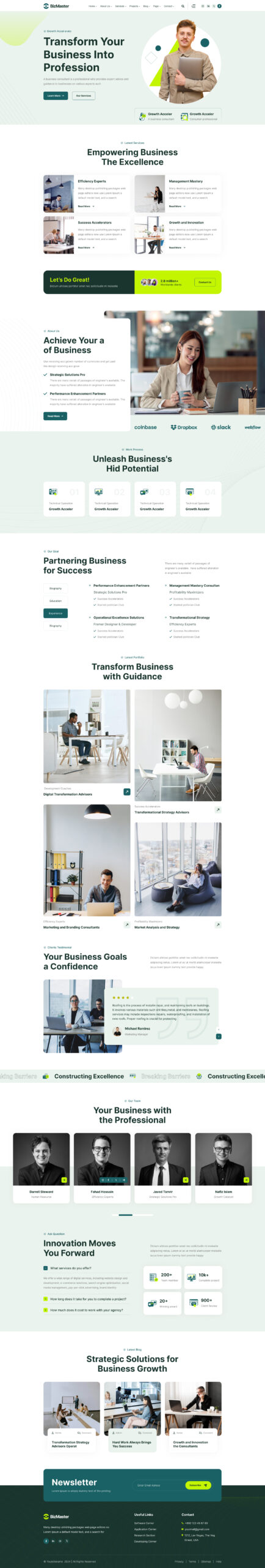 BizMaster -商务咨询wordpress主题