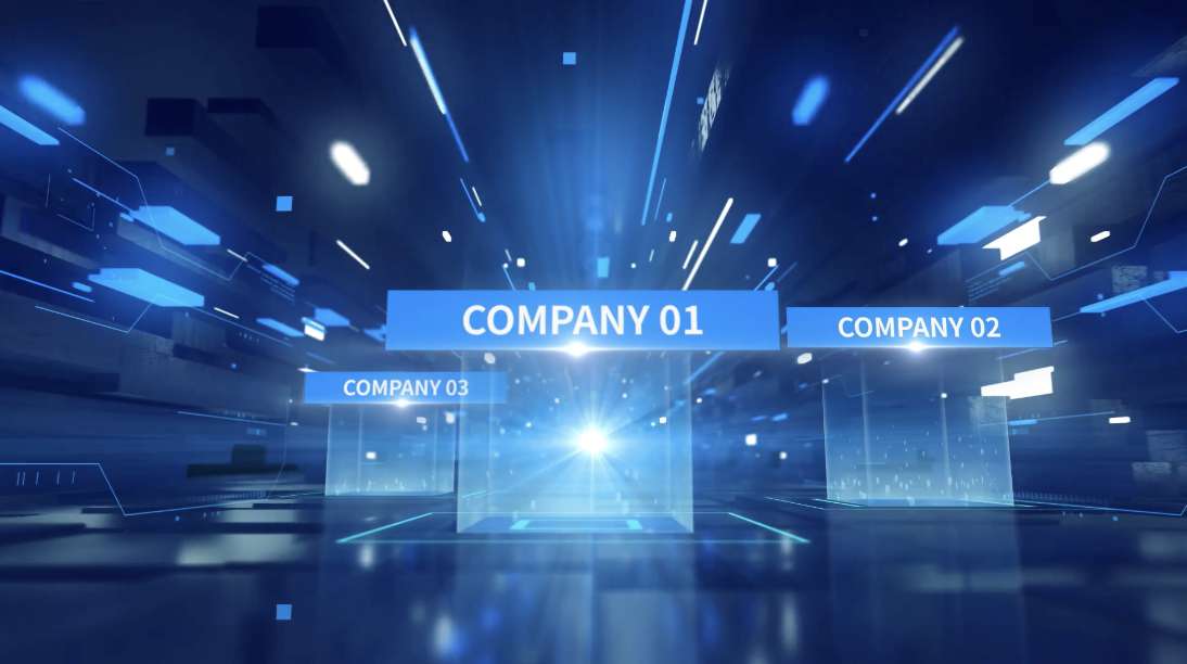 在科技隧道中穿梭展示的文本