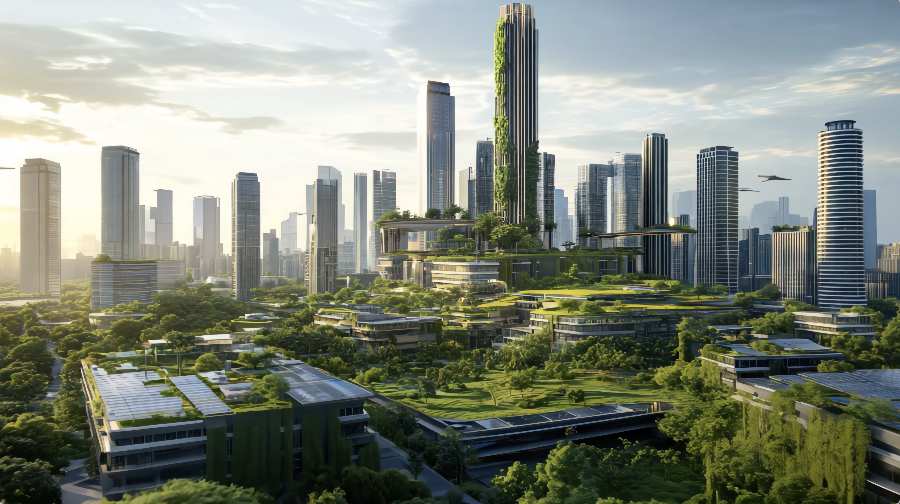 绿色星球绿色地球绿色城市绿色生态低碳环保