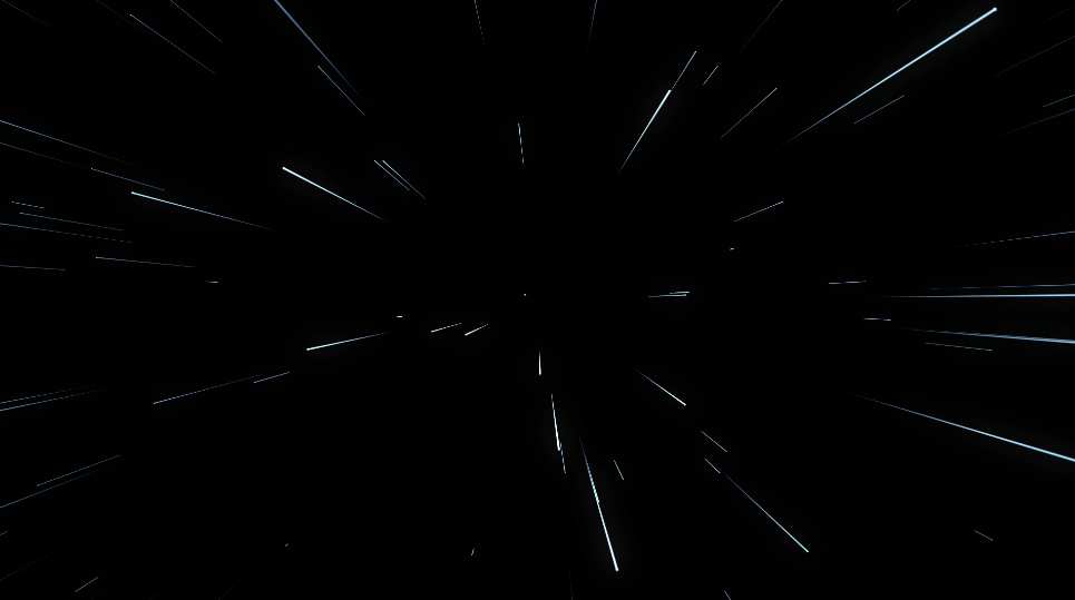 光线穿梭粒子空间视频素材