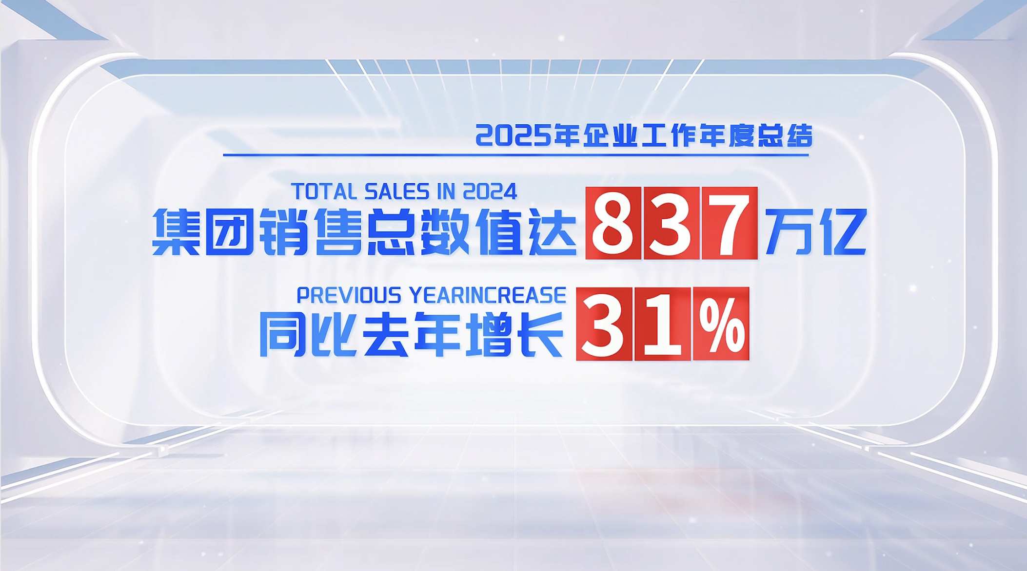 简约商务科技空间感文字数据报告展示AE模板