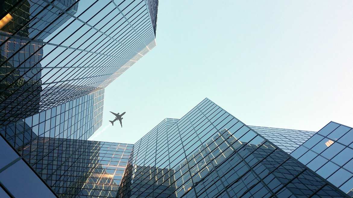 创意房地产城市建筑背景视频地产背景