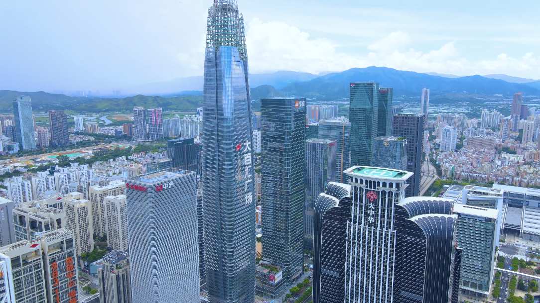 金融中心高楼大厦城市标志地标视频素材