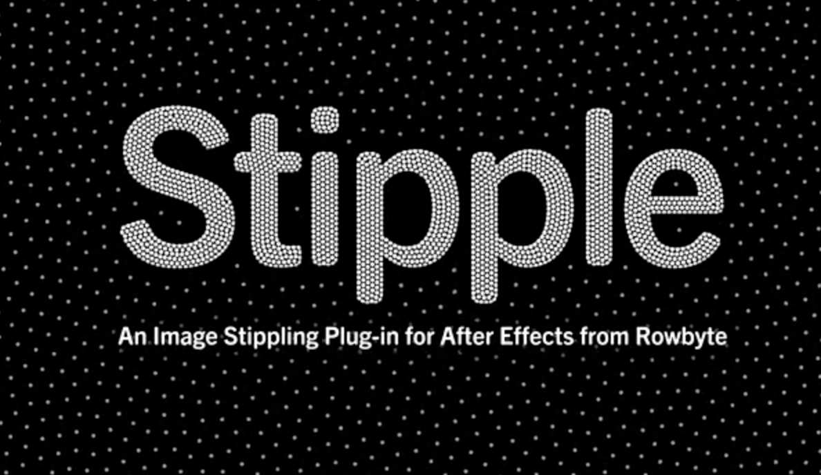 AE插件-抽象艺术图像点画粒子元素汇聚动画 Stipple V1.0.3 Win (含教程)