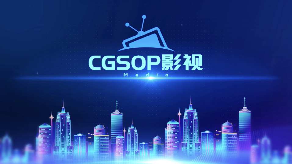 穿梭汇聚科技logo演绎AE模板