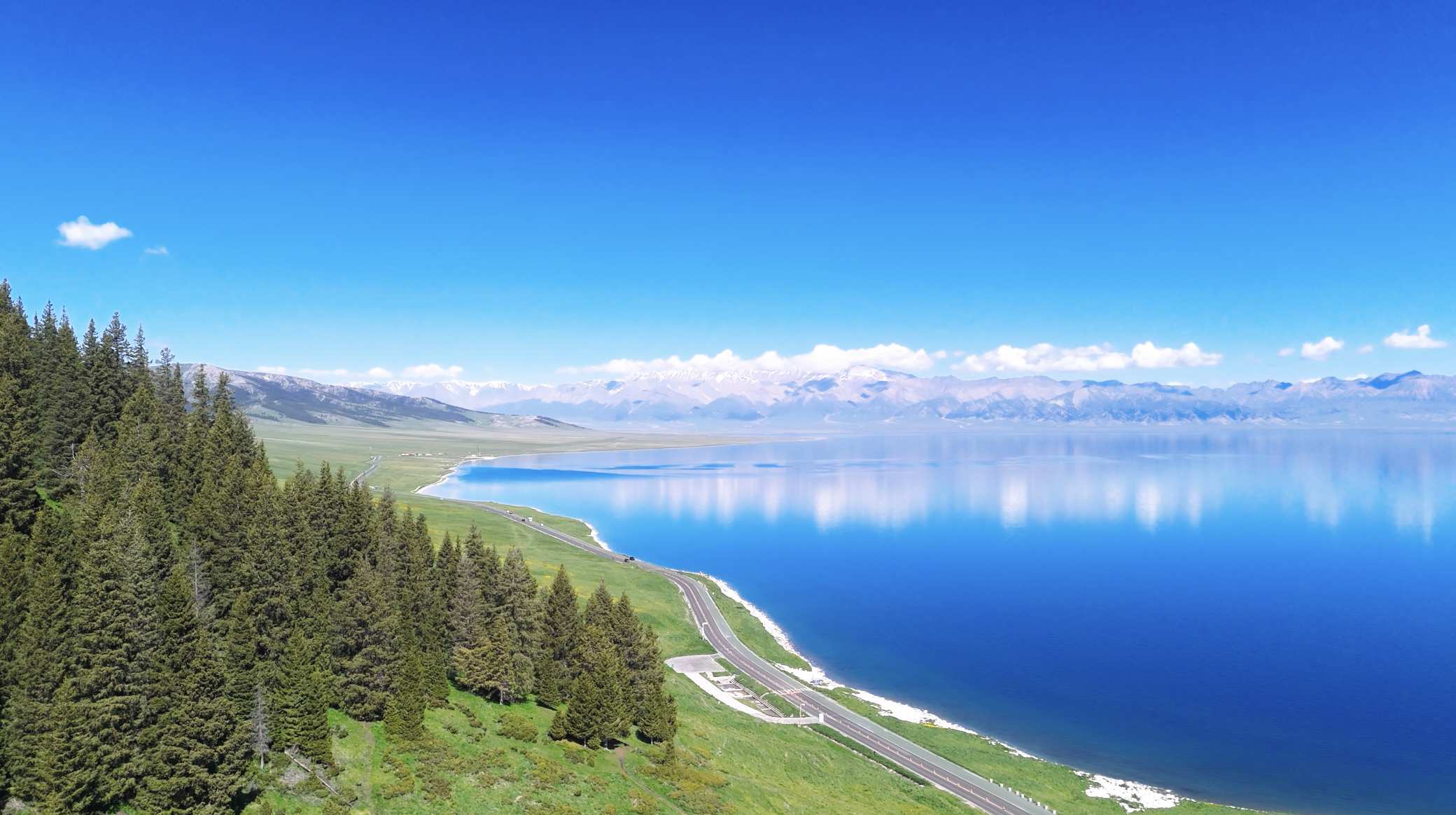 新疆旅游赛里木湖航拍延时旅拍合集