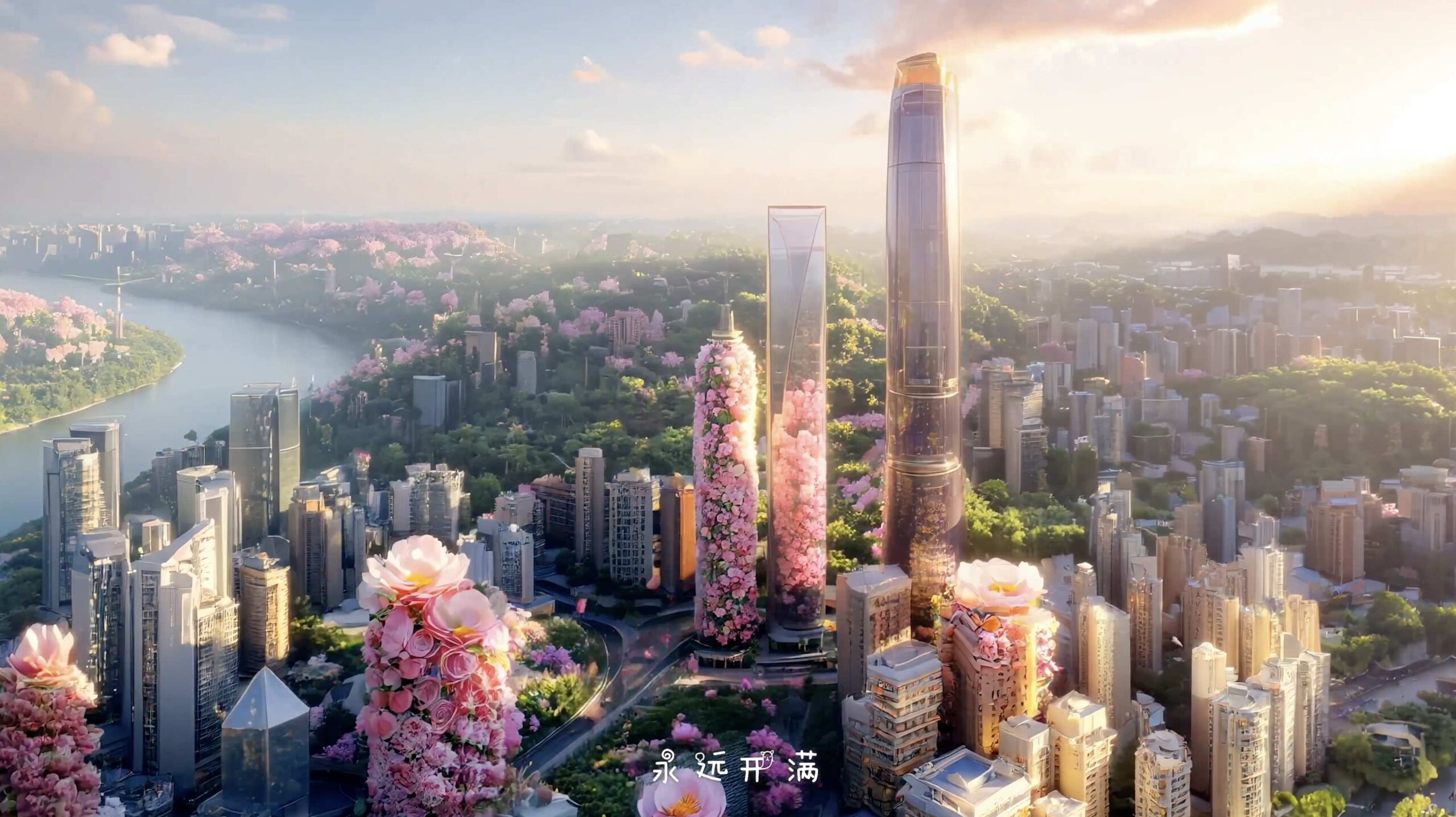 原创AI一镜到底短片｜《开往春天的列车》