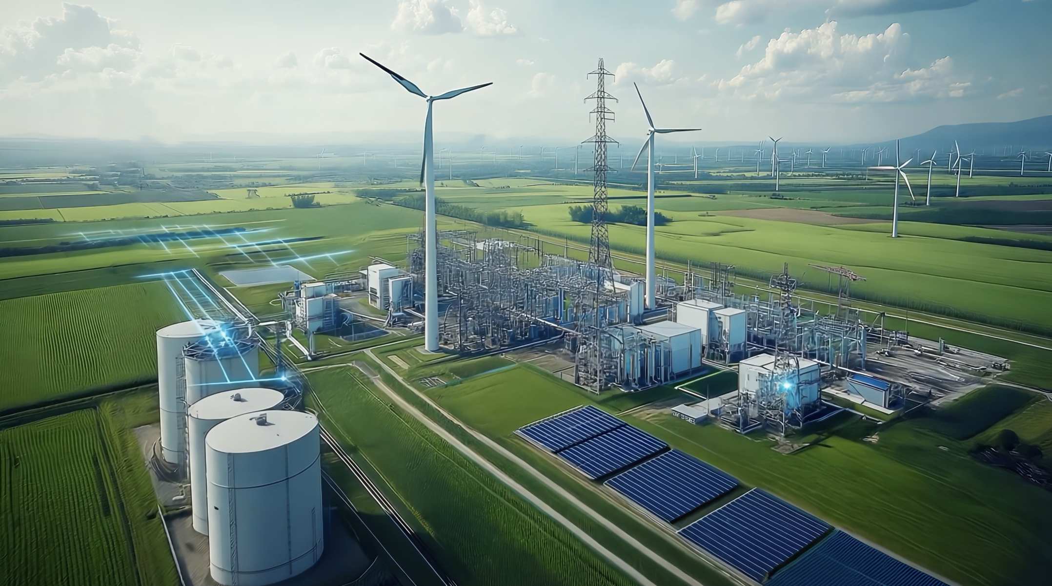 特高压变电站AI视频素材