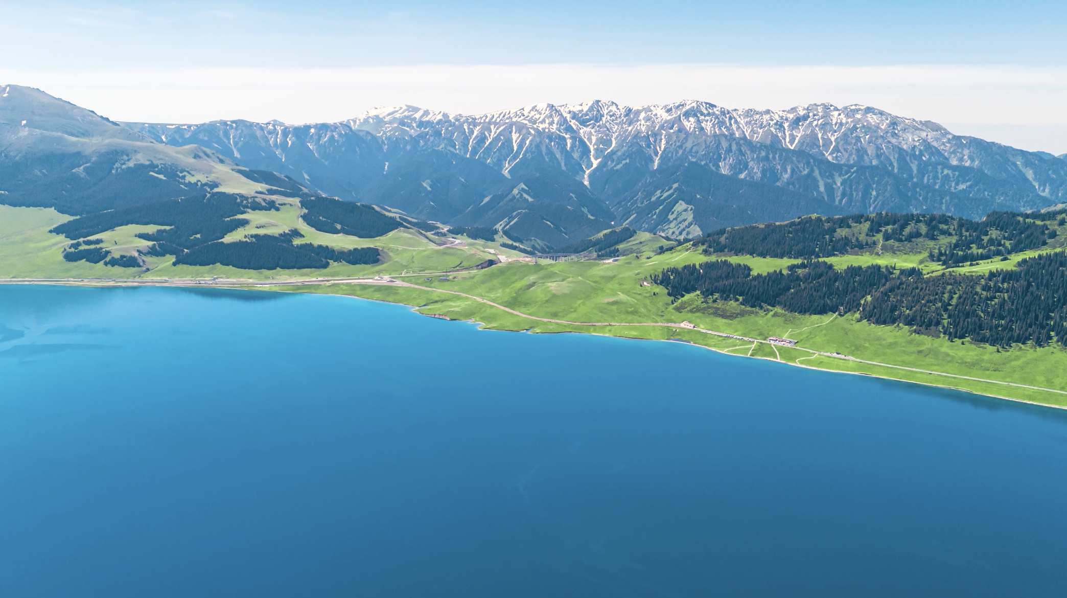 新疆旅游赛里木湖航拍延时旅拍合集