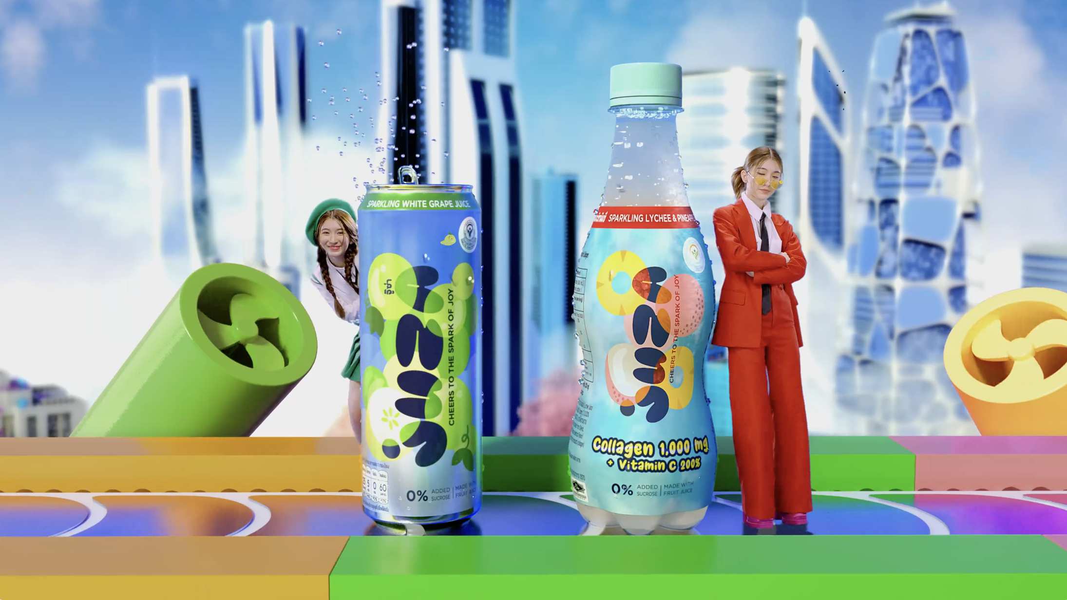 JUZA TVC | 泰国 果汁汽水广告