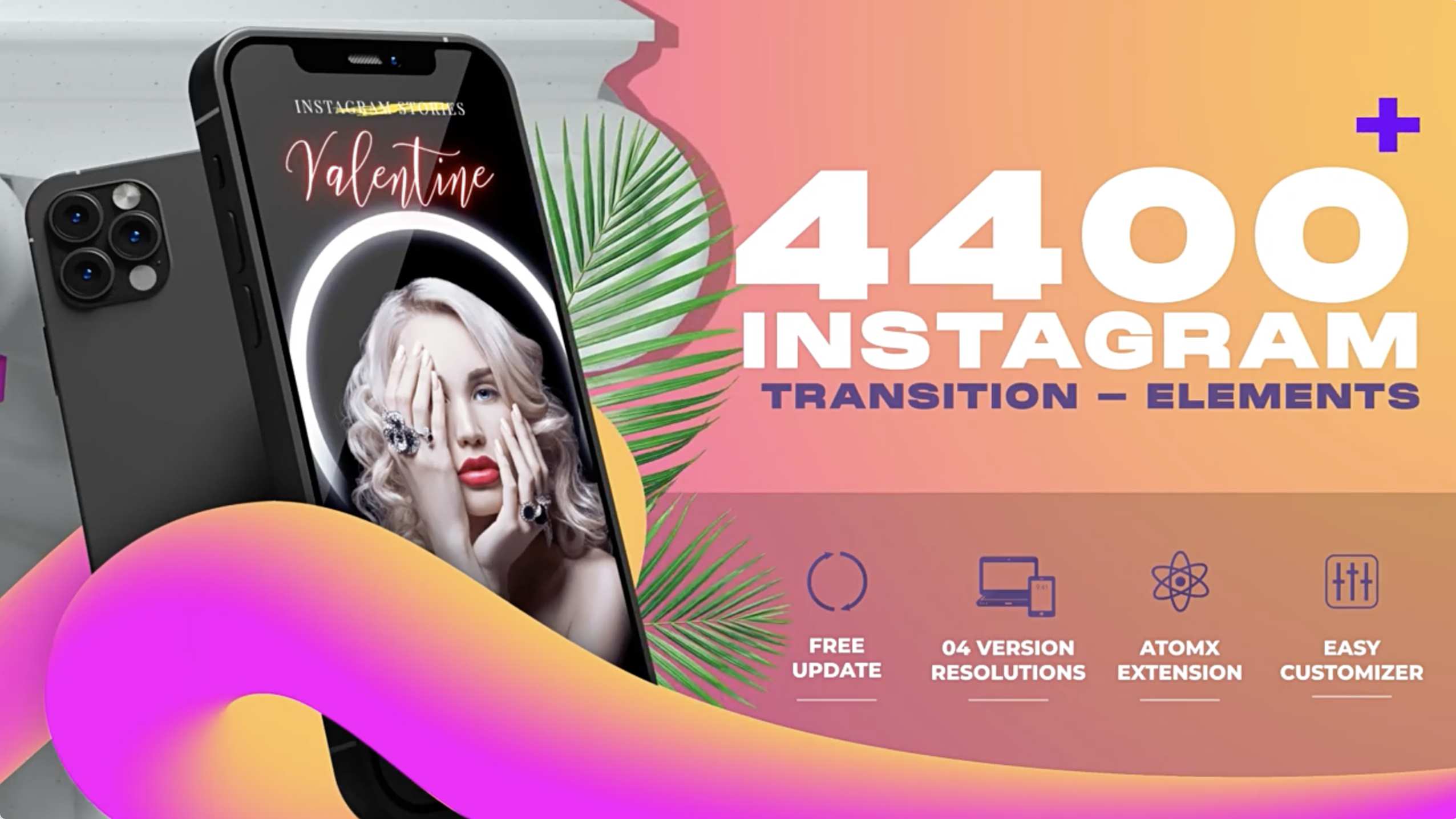 AE脚本-4500个竖屏封面海报宣传设计文字标题背景排版转场动画