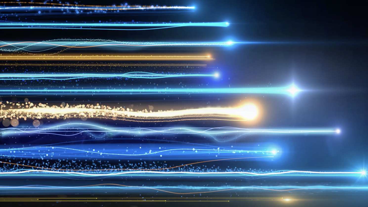 12组粒子光线线条样式穿梭