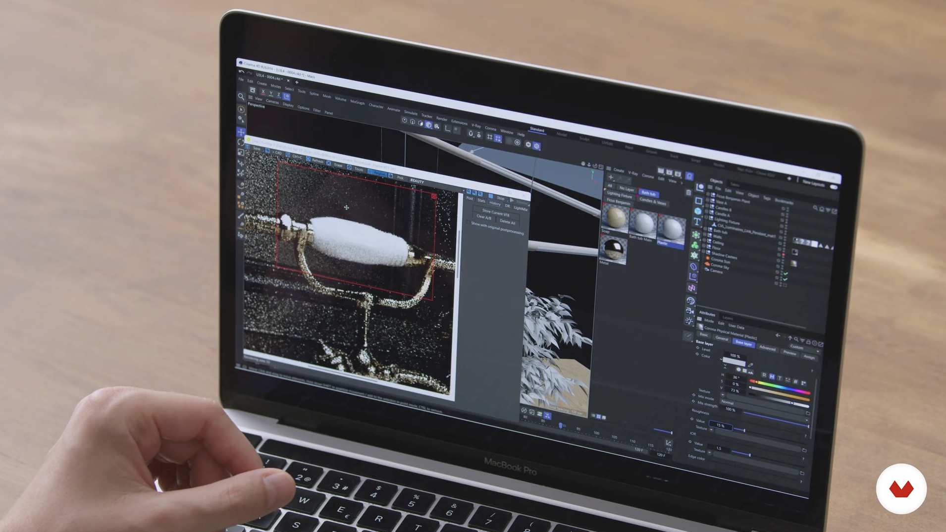 C4D教程-三维产品设计制作渲染 3D Product Visualization with Cinema 4D and Corona Renderer